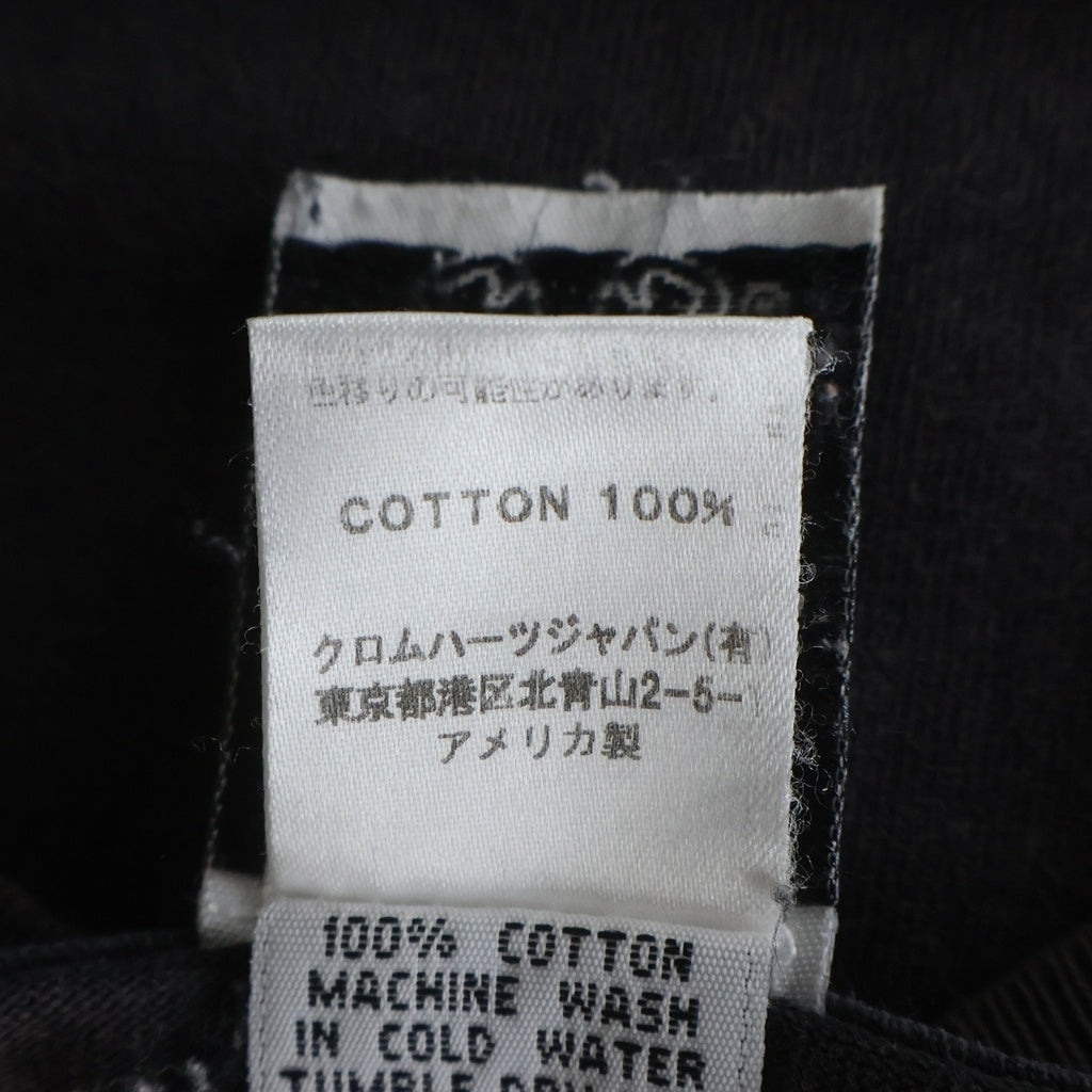 CHROME HEARTS(クロムハーツ) OLD FLORAL TEE オールド バックスクロールラベル フローラルクロス 半袖Tシャツ カットソー ブラック