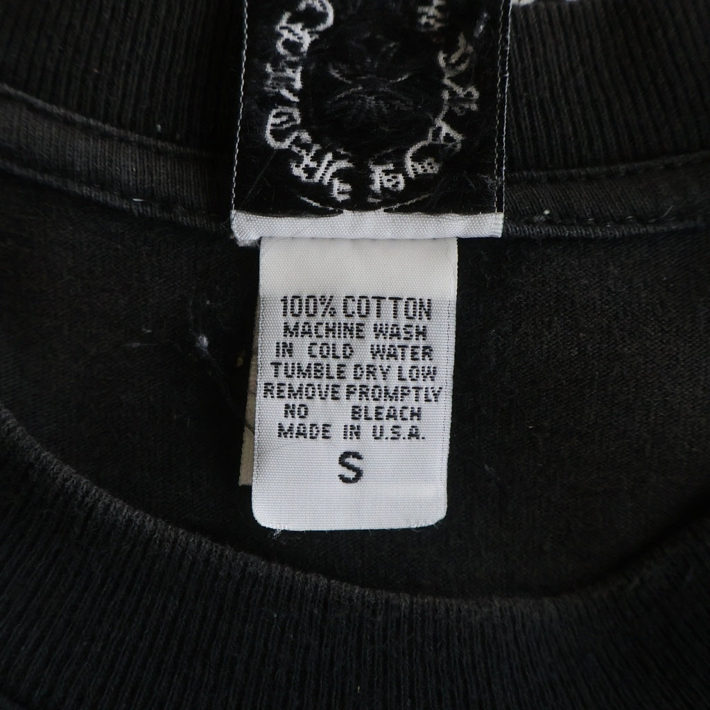 CHROME HEARTS(クロムハーツ) OLD CH PLS CROSS TEE オールド バックCHプラス クロスプリント 半袖Tシャツ カットソー ブラック