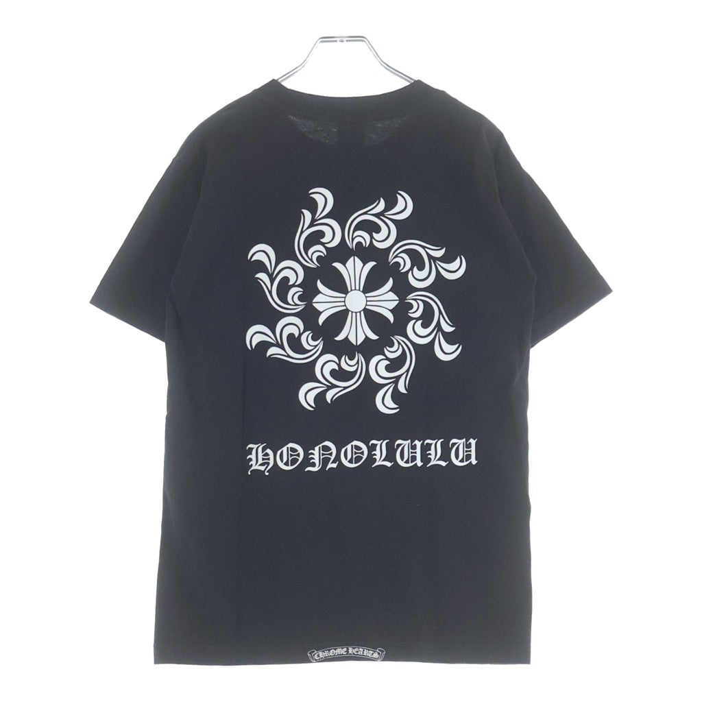 CHROME HEARTS(クロムハーツ) OLD HONOLULU CH PLS TEE オールド ホノルル限定 バッグCHプラス 半袖Tシャツ カットソー ブラック
