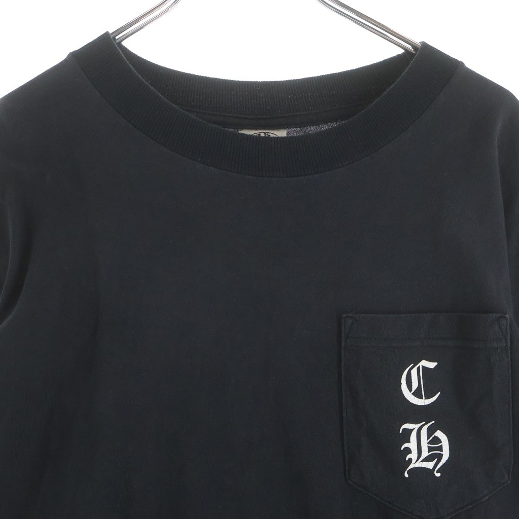 CHROME HEARTS(クロムハーツ) OLD STAR L/S Tee アームスター ホースシュープリント 長袖Tシャツ カットソー ブラック