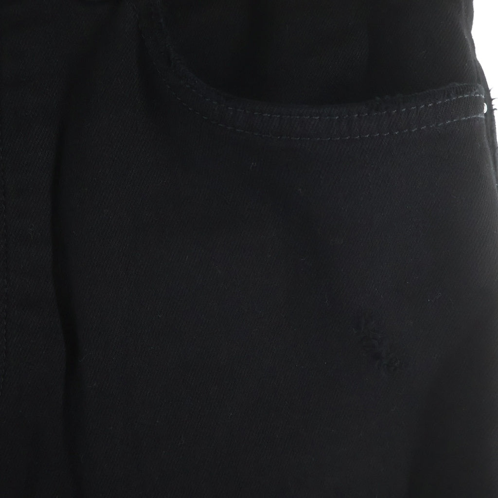 AMIRI(アミリ) STACK FLAIR PANTS スタックフレア ダメージ加工 デニムパンツ インディゴブラック