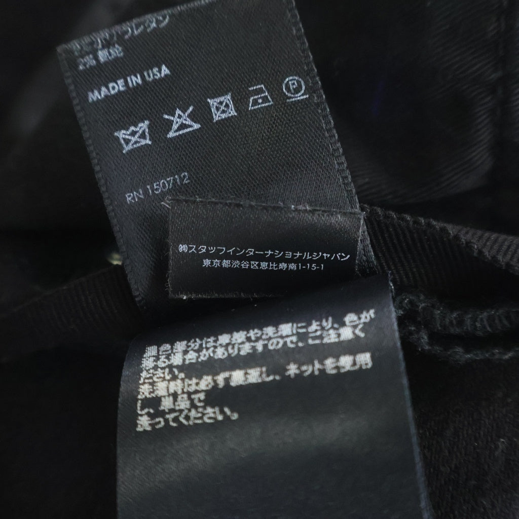 AMIRI(アミリ) STACK FLAIR PANTS スタックフレア ダメージ加工 デニムパンツ インディゴブラック