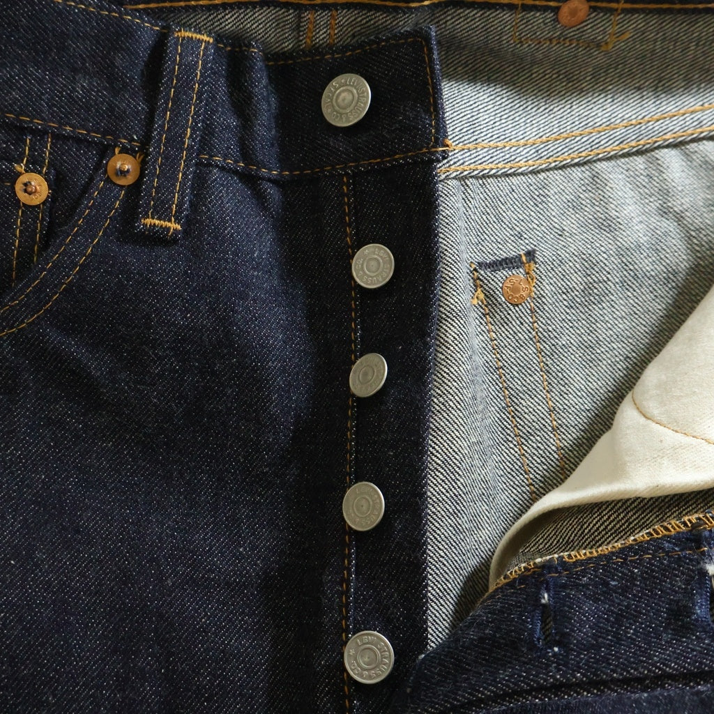 Levi's(リーバイス) 00s 501XX 復刻 1937年モデル 日本製 ボタンフライ デニムパンツ インディゴブルー 37501-0117