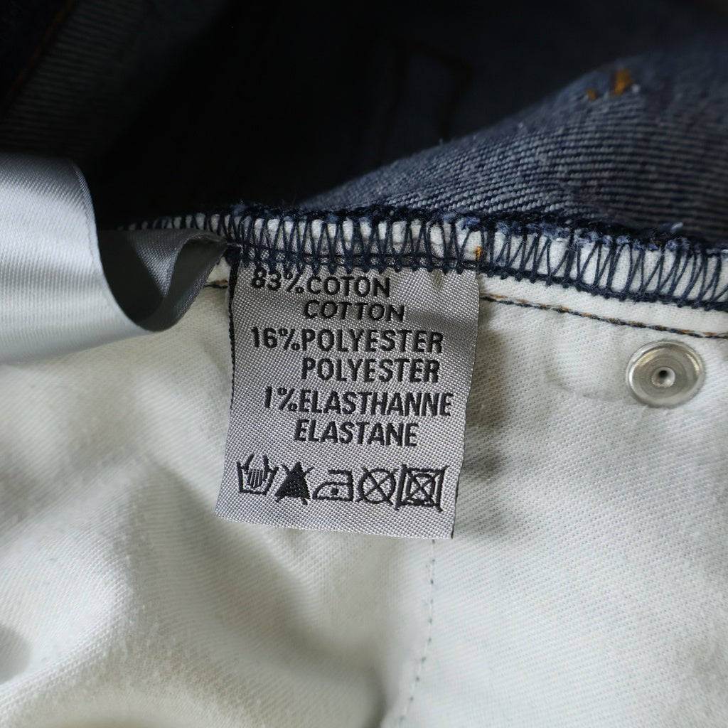 DIOR(ディオール) 裾裏地オブリーク ボタンフライ スキニーデニムパンツ インディゴ 013DS00D226X