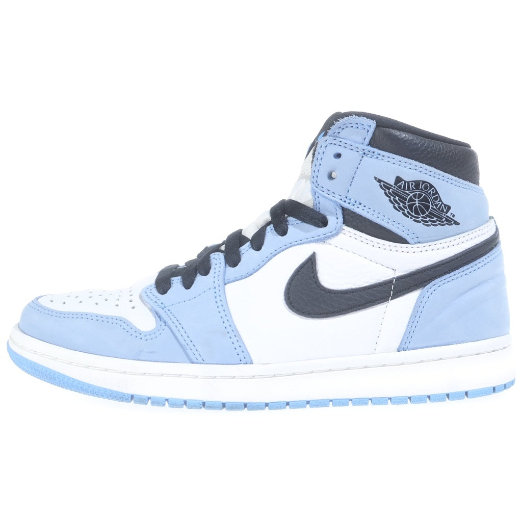 NIKE(ナイキ) AIR JORDAN 1 RETRO HIGH OG UNIVERCITY BLUE エアジョーダン1 ハイ ユニバーシティーブルー ハイカットスニーカー ブルー/ホワイト US7.5/25.5cm 555088-134