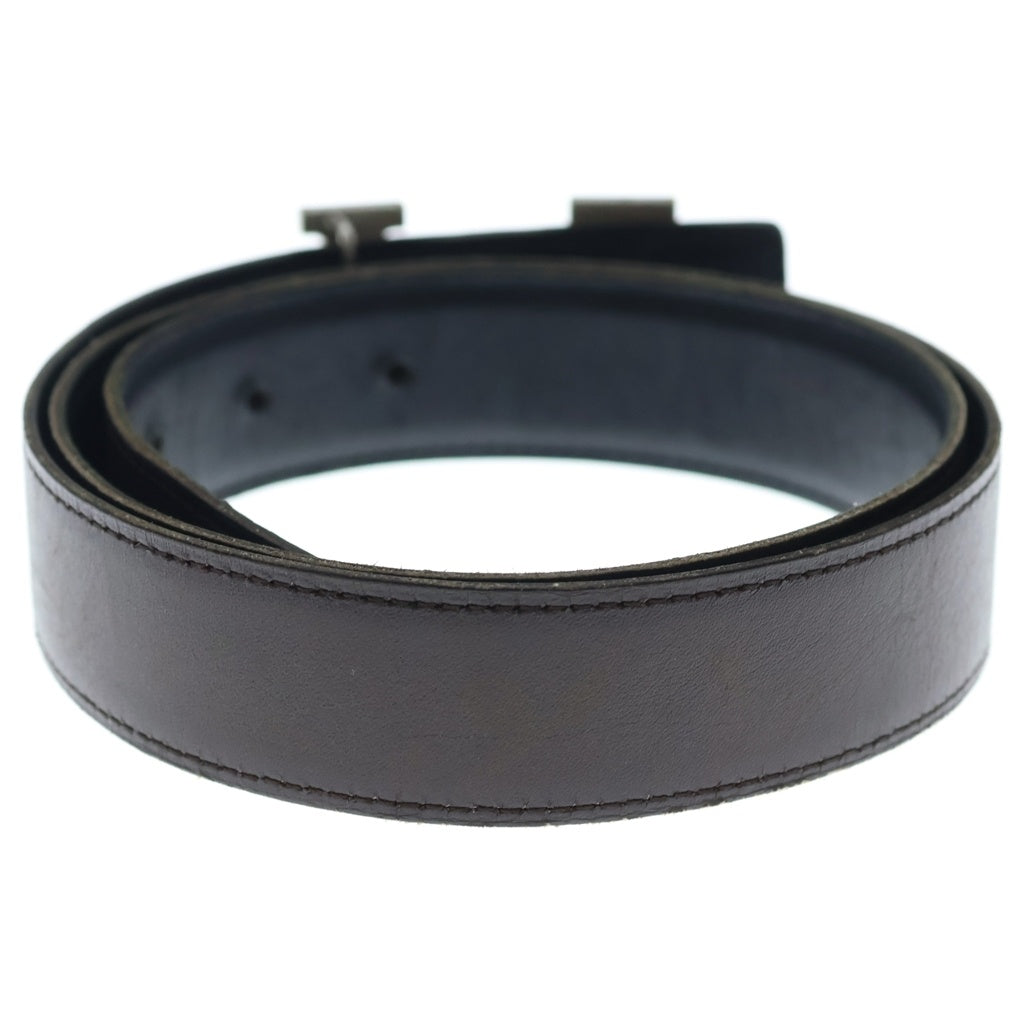 HERMES(エルメス) H Buckle Belt Hバックルベルト ブラウン/シルバー