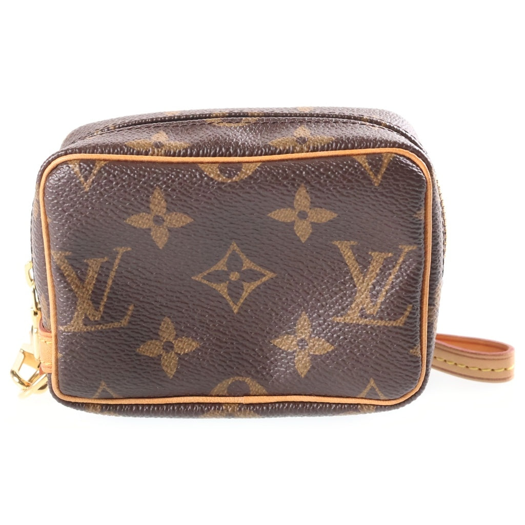 LOUIS VUITTON(ルイヴィトン) モノグラム トゥルース ワピティ PVC レザー ポーチ マルチケース 小物入れ ブラウン M58030 レディース