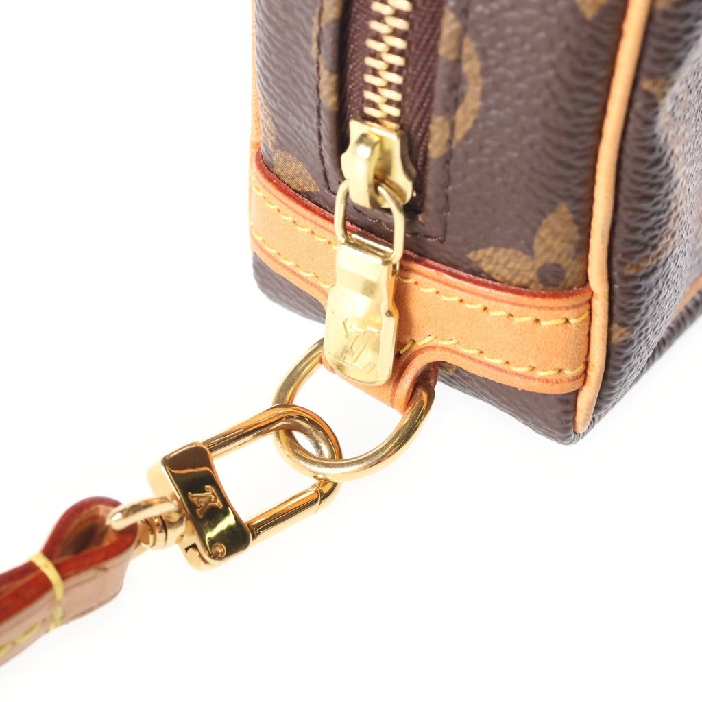 LOUIS VUITTON(ルイヴィトン) モノグラム トゥルース ワピティ PVC レザー ポーチ マルチケース 小物入れ ブラウン M58030 レディース