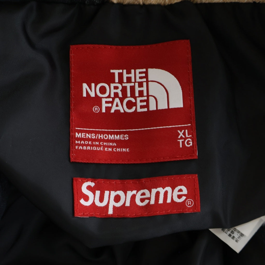 THE NORTH FACE(ザノースフェイス) 21AW SUPREME Bleached Denim Print Mountain Pant × シュプリーム 総柄 ブリーチド デニム プリント マウンテン パンツ ブラック/ブラウン NP52101I