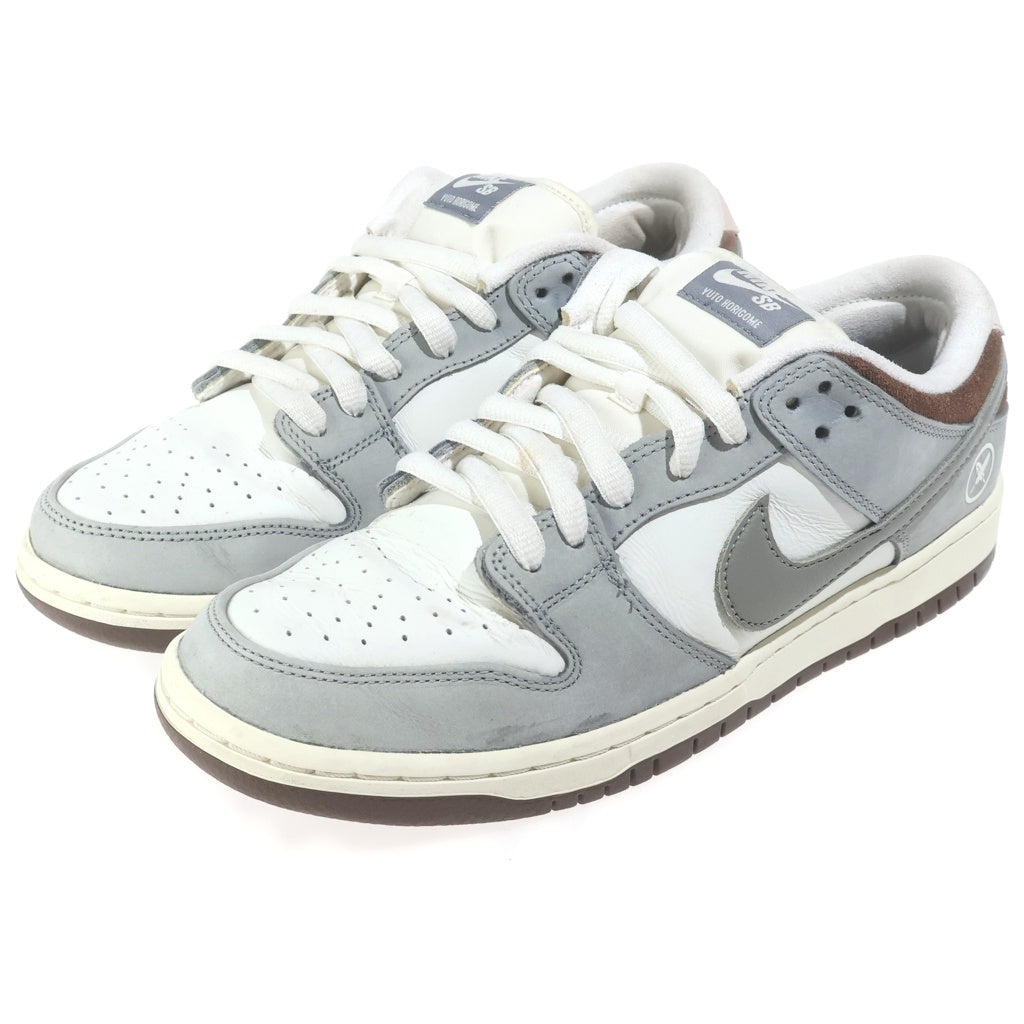 NIKE SB(ナイキエスビー) × Yuto Horigome DUNK LOW PRO Wolf Grey FQ1180-001 ×堀米 雄斗 ダンクロー プロ ウルフグレー ローカットスニーカー シューズ ホワイト/グレー US9/27.0cm