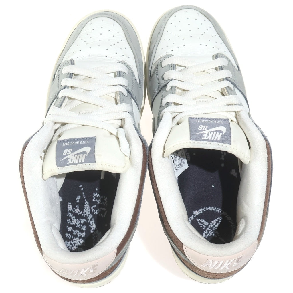 NIKE SB(ナイキエスビー) × Yuto Horigome DUNK LOW PRO Wolf Grey FQ1180-001 ×堀米 雄斗 ダンクロー プロ ウルフグレー ローカットスニーカー シューズ ホワイト/グレー US9/27.0cm