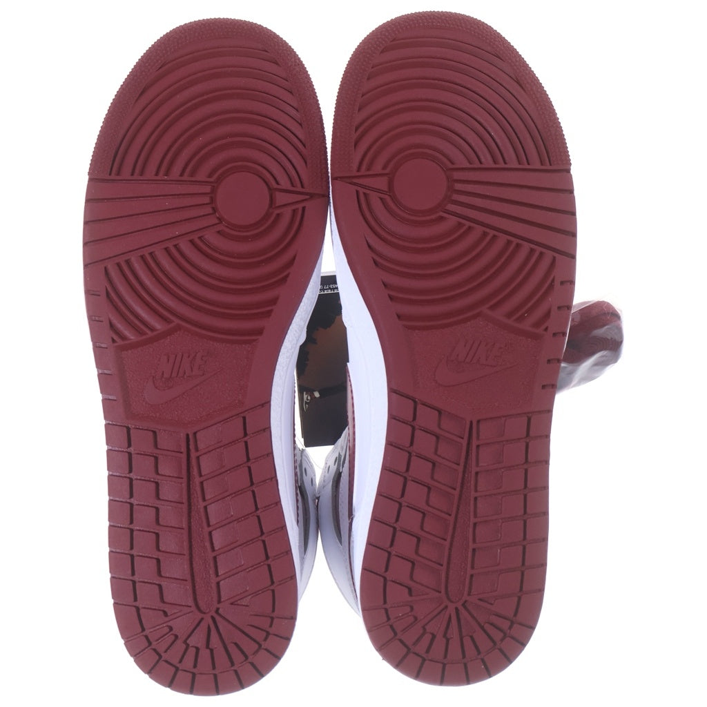 NIKE(ナイキ) AIR JORDAN 1 HIGH 85 Metallic Burgundy エアジョーダンワン メタリックバーガンディ ハイカットスニーカー ホワイト US10/28.0cm BQ4422-161