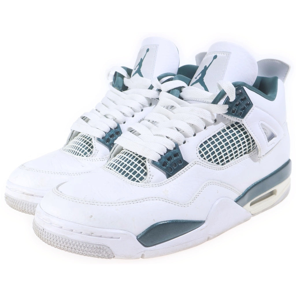 NIKE(ナイキ) AIR JORDAN 4 RETRO OXIDIZED GREEN エアジョーダン4 レトロ オキシダイズドグリーン ハイカットスニーカー ホワイト/グリーン US9.5/27.5cm FQ8138-103