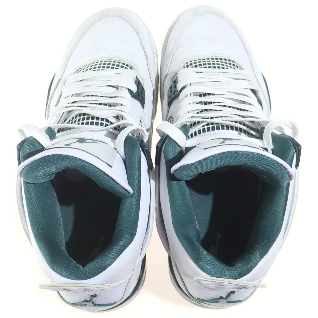 NIKE(ナイキ) AIR JORDAN 4 RETRO OXIDIZED GREEN エアジョーダン4 レトロ オキシダイズドグリーン ハイカットスニーカー ホワイト/グリーン US9.5/27.5cm FQ8138-103