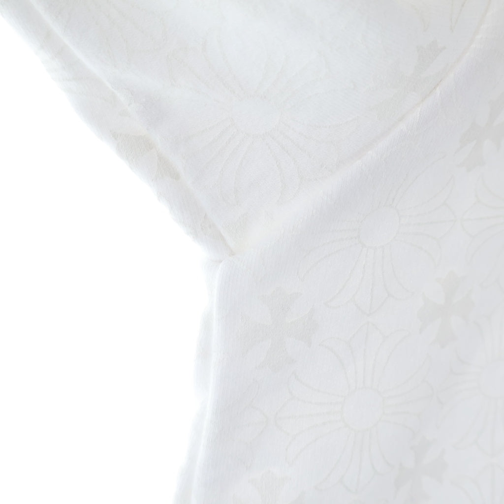 CHROME HEARTS(クロムハーツ) SWTSHRT PLVR CHプラス総柄 バックホースシュー フーディー プルオーバーパーカー ホワイト