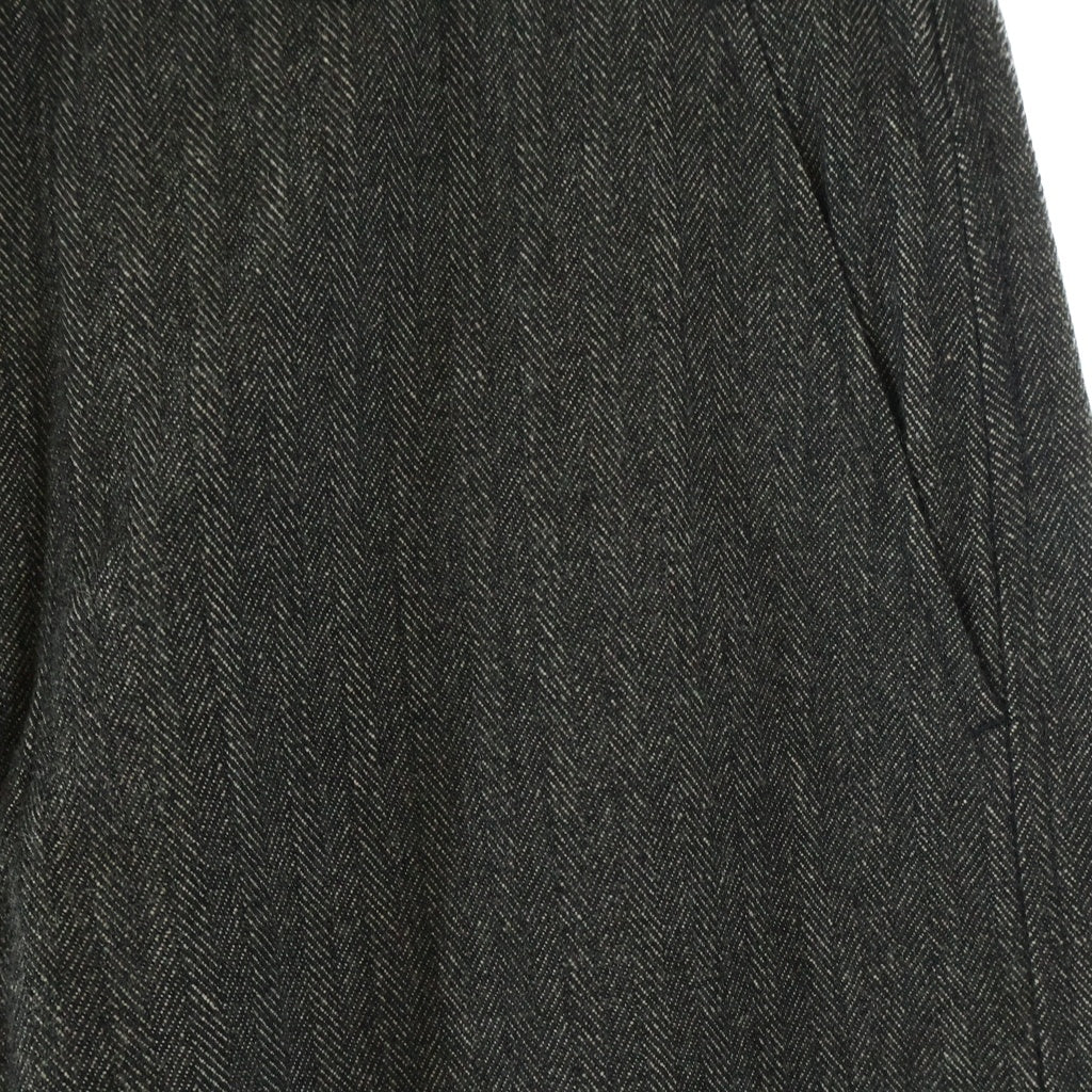 COMME des GARCONS HOMME(コムデギャルソンオム) 99AW 田中オム ウール混 ジップフライ ヘリンボーン スラックスパンツ グレージュ HP-04026M AD1999