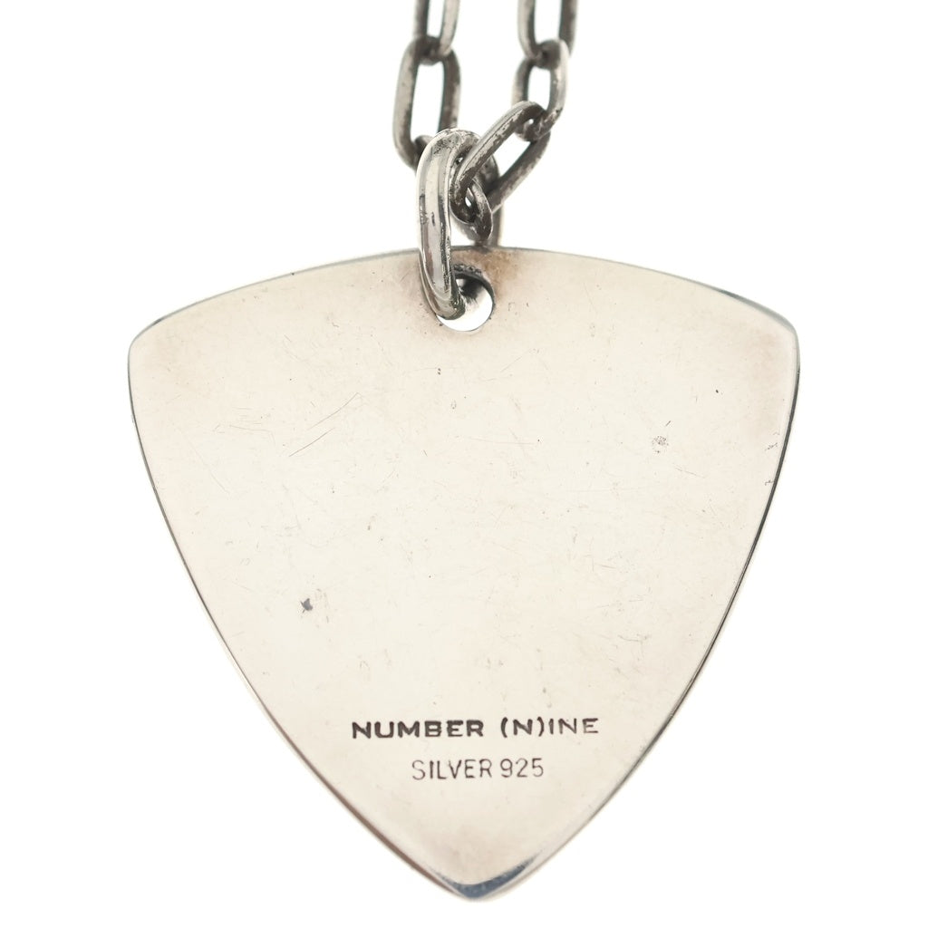 NUMBER (N)INE(ナンバーナイン) 05AW THS期 ギターピック型 チェーンネックレス シルバー レディース
