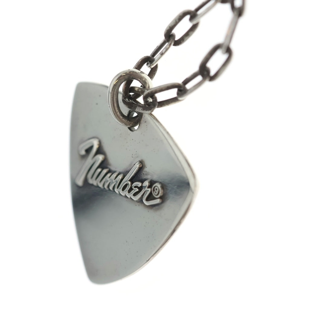 NUMBER (N)INE(ナンバーナイン) 05AW THS期 ギターピック型 チェーンネックレス シルバー レディース
