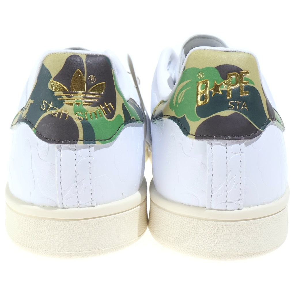 adidas(アディダス) 23AW ×A BATHING APE Stan Smith 30th Anniversary IG1115 アベイシングエイプ スタンスミス 30周年記念 ローカットスニーカー ホワイト US8/26cm