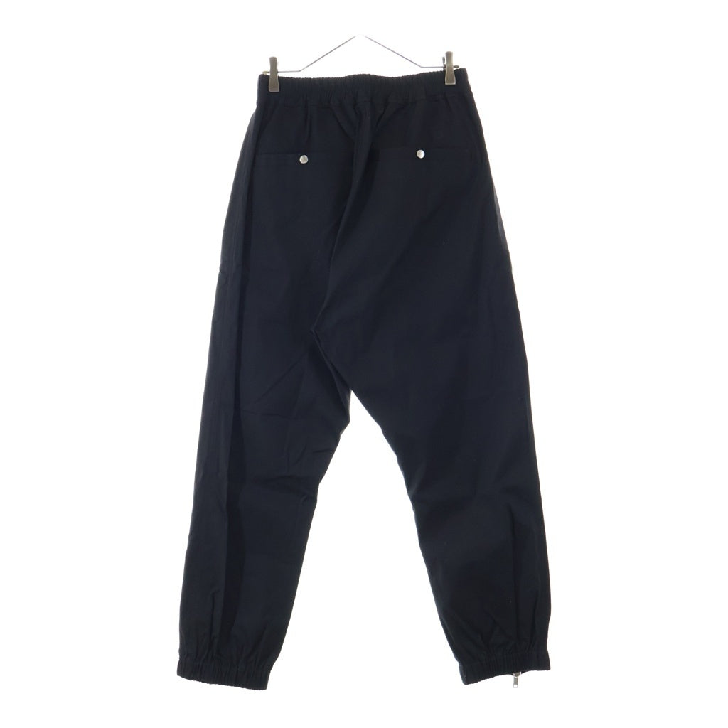 Rick Owens(リックオウエンス) 24AW TECUATL TRACK PANT テクアトル ローライズ ジッパー コットントラックパンツ ブラック RU02D6370-TE