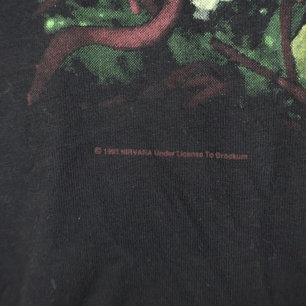 VINTAGE(ヴィンテージ) 90s VINTAGE NIRVANA ALL Apologies ニルヴァーナ オールアポロジーズ フロントプリント半袖Tシャツ カットソー ブラック