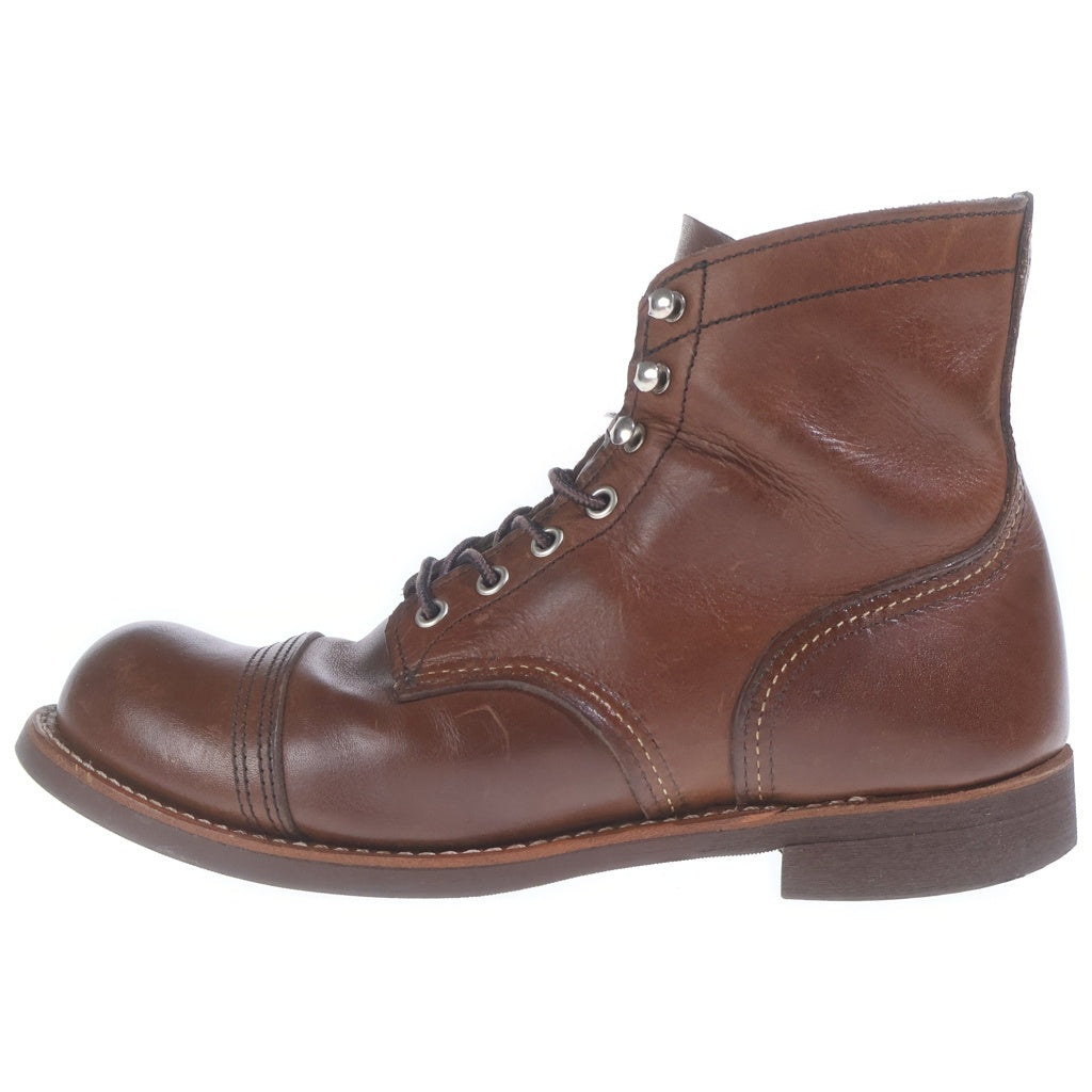 RED WING(レッド ウイング) 8111 Iron Ranger アイアンレンジャー ハイカットブーツ シューズ ブラウン US7.5/25.5cm