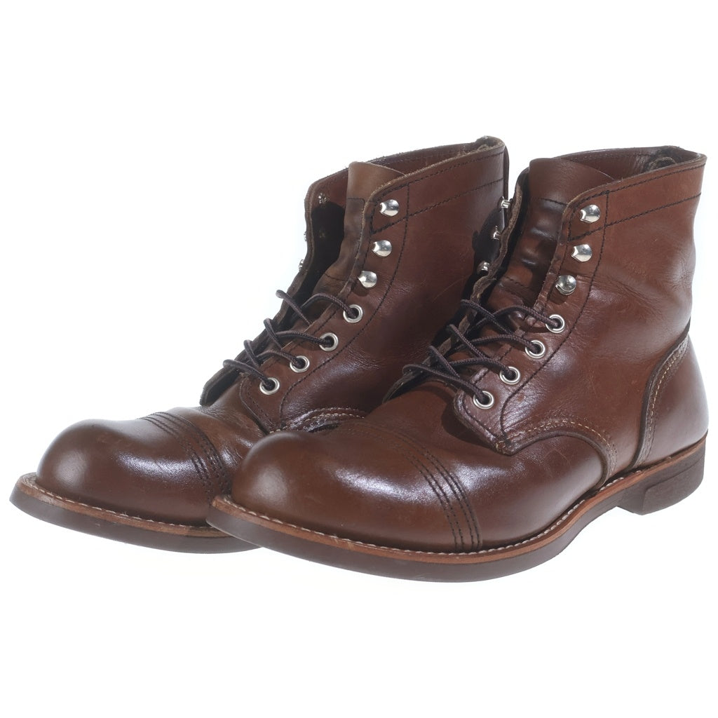 RED WING(レッド ウイング) 8111 Iron Ranger アイアンレンジャー ハイカットブーツ シューズ ブラウン US7.5/25.5cm