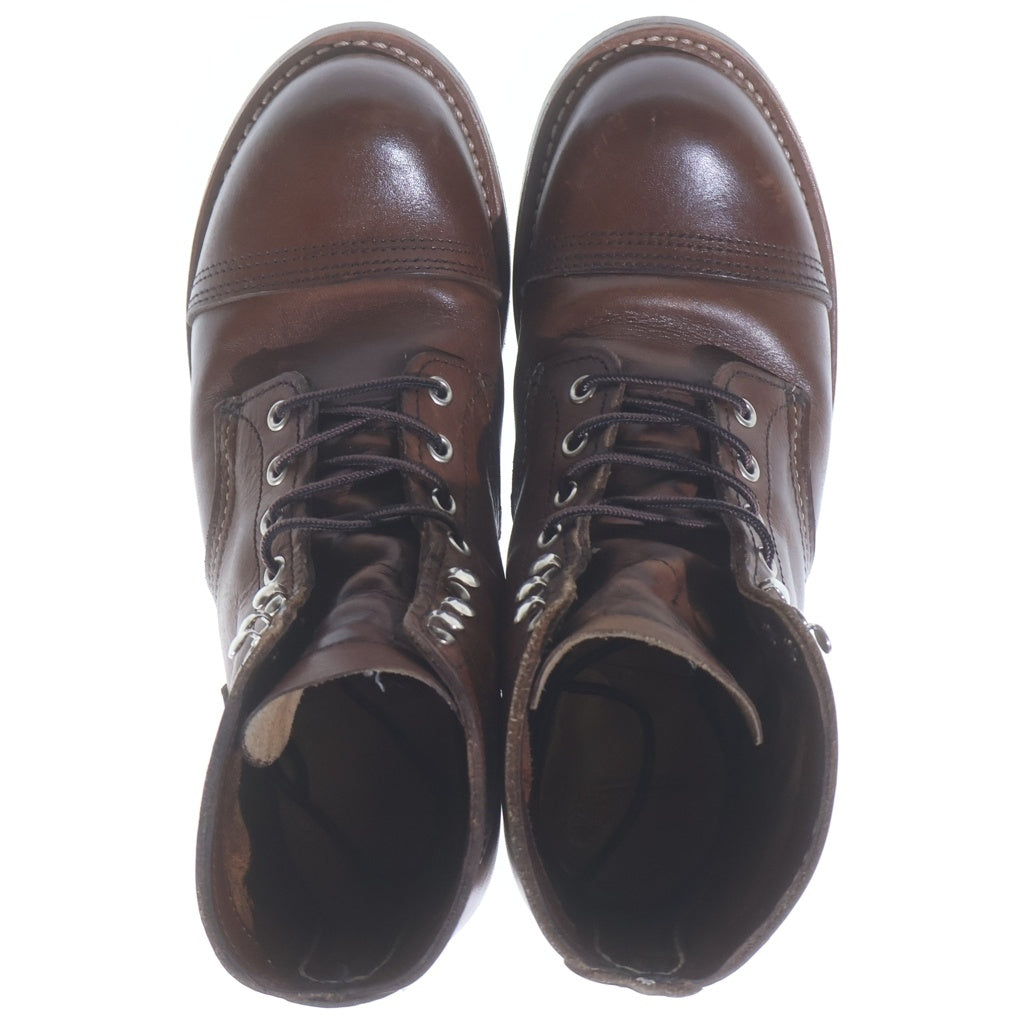 RED WING(レッド ウイング) 8111 Iron Ranger アイアンレンジャー ハイカットブーツ シューズ ブラウン US7.5/25.5cm
