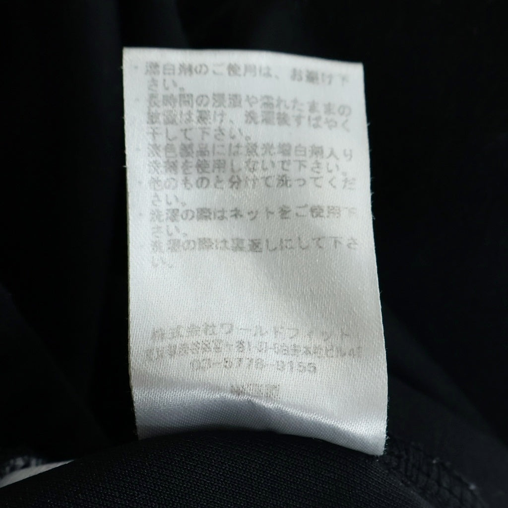 NO BRAND(ノーブランド) CRONOS クロノス Jogger Pants フロントロゴプリント サイドライン ジョガーパンツ ブラック/ブルー C11-SP-2545ST