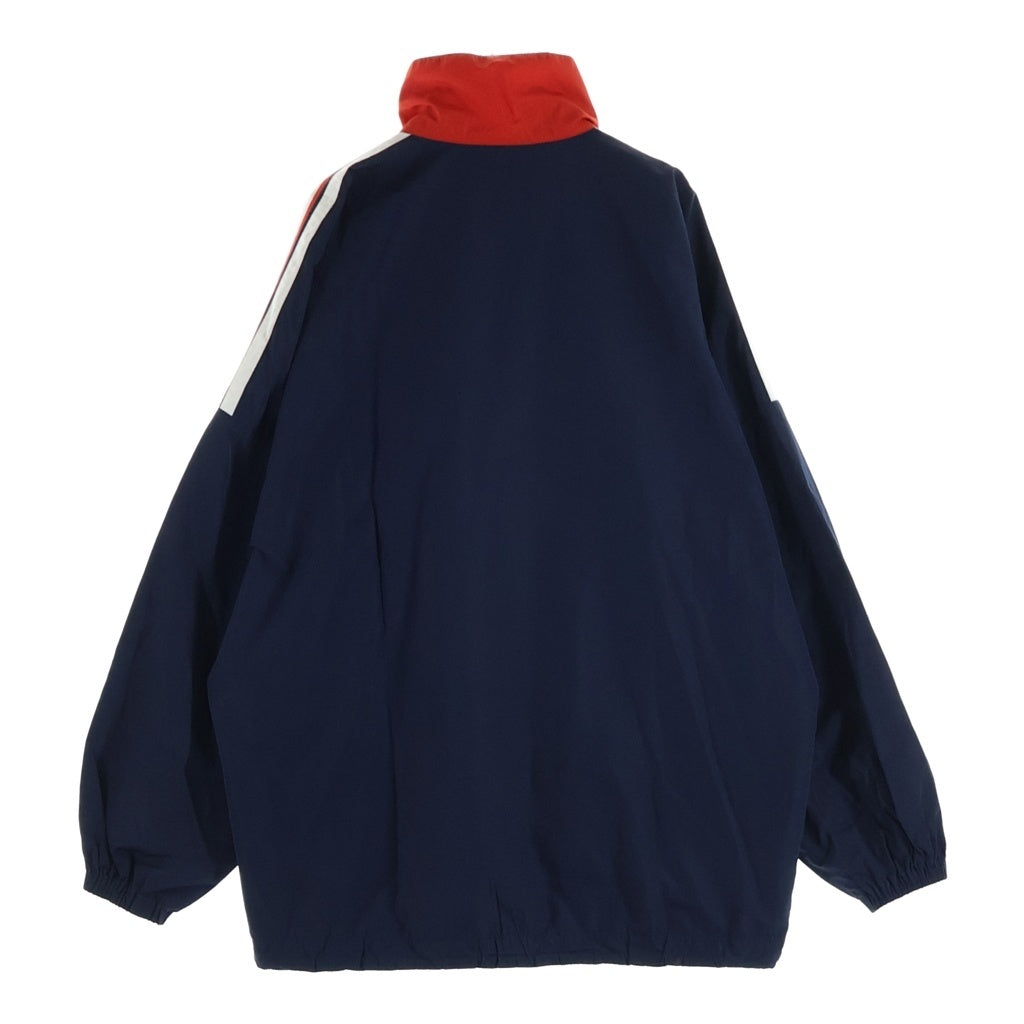 BALENCIAGA(バレンシアガ) 18AW Tracksuit Poplin Jacket トラックスーツ ポプリンジャケット レッド/ネイビー 528638 TYD36