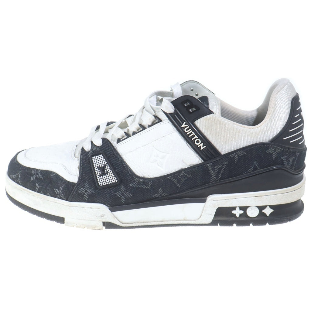 LOUIS VUITTON(ルイヴィトン) LV TRAINER LVトレーナー マキシ モノグラム レザー ローカットスニーカー シューズ ホワイト/ブラック 1A9JG9