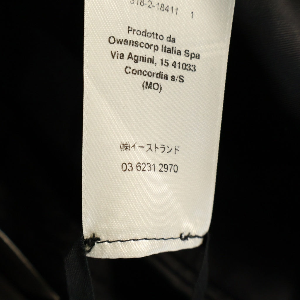 Rick Owens(リックオウエンス) 22SS SOFT BLAZER ピークドラペル 1B ソフト シングルテーラードジャケット ブレザー ブラック RU01B1733-ZLSC