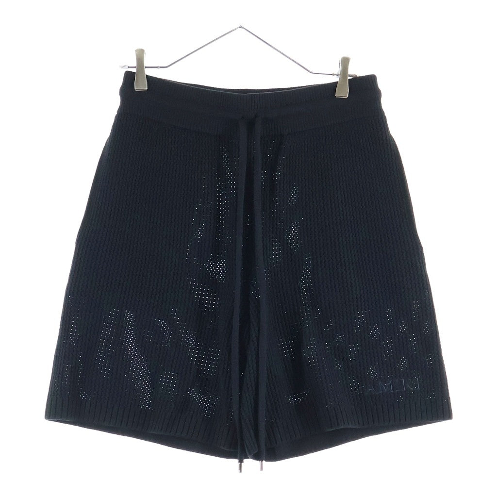 AMIRI(アミリ) CROCHET MESH SHORT クロシェ メッシュショーツ ハーフパンツ ブラック SRAMKNSH1047SVRBCOO