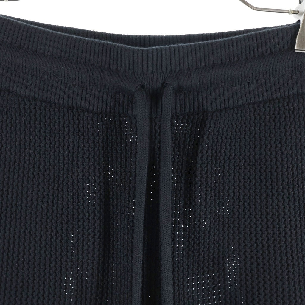 AMIRI(アミリ) CROCHET MESH SHORT クロシェ メッシュショーツ ハーフパンツ ブラック SRAMKNSH1047SVRBCOO