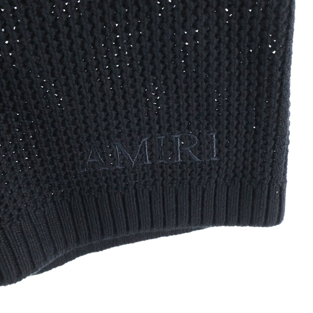 AMIRI(アミリ) CROCHET MESH SHORT クロシェ メッシュショーツ ハーフパンツ ブラック SRAMKNSH1047SVRBCOO