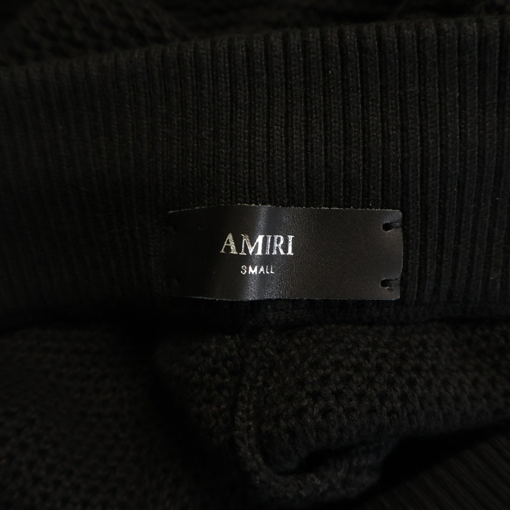 AMIRI(アミリ) CROCHET MESH SHORT クロシェ メッシュショーツ ハーフパンツ ブラック SRAMKNSH1047SVRBCOO