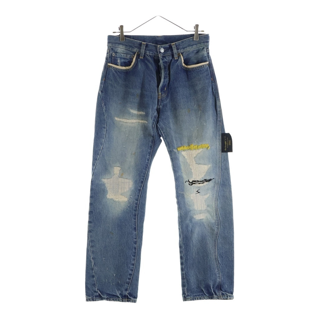 UNDERCOVER(アンダーカバー) 26SS but beautifu DENIM PANTS ダメージ加工 デニムパンツ インディゴ UC1F4503-1
