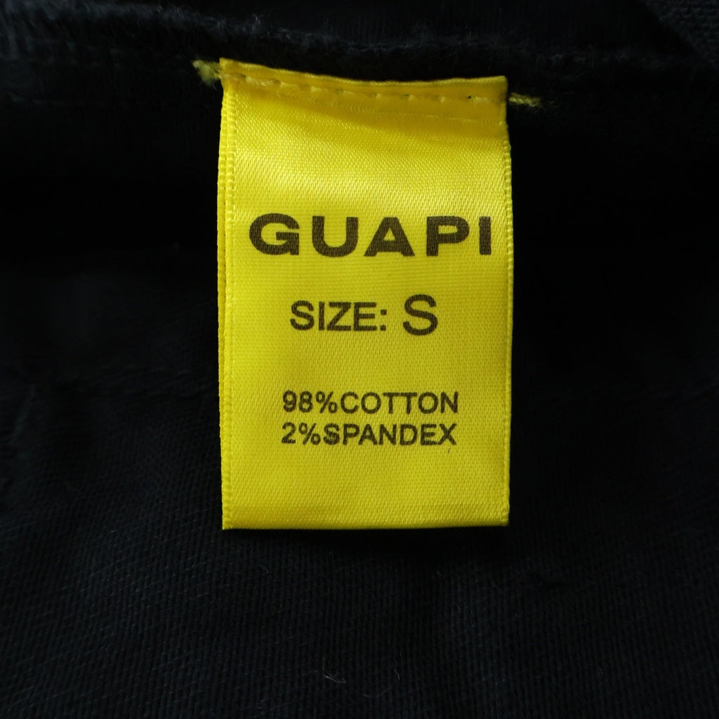 GUAPI(グアピ) Embellished Denim Jacket ラインストーン デニムジャケット ブラック