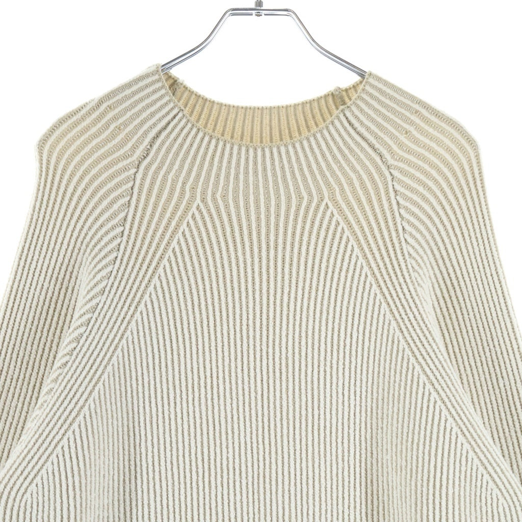 STONE ISLAND(ストーンアイランド) LOGO PATCH MOCK NECK JUMPER ロゴパッチ モックネック ジャンパー ニット アイボリー K2S155100023 S00L7