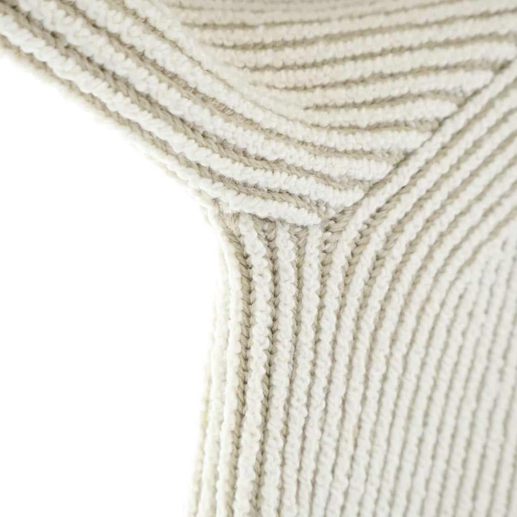 STONE ISLAND(ストーンアイランド) LOGO PATCH MOCK NECK JUMPER ロゴパッチ モックネック ジャンパー ニット アイボリー K2S155100023 S00L7