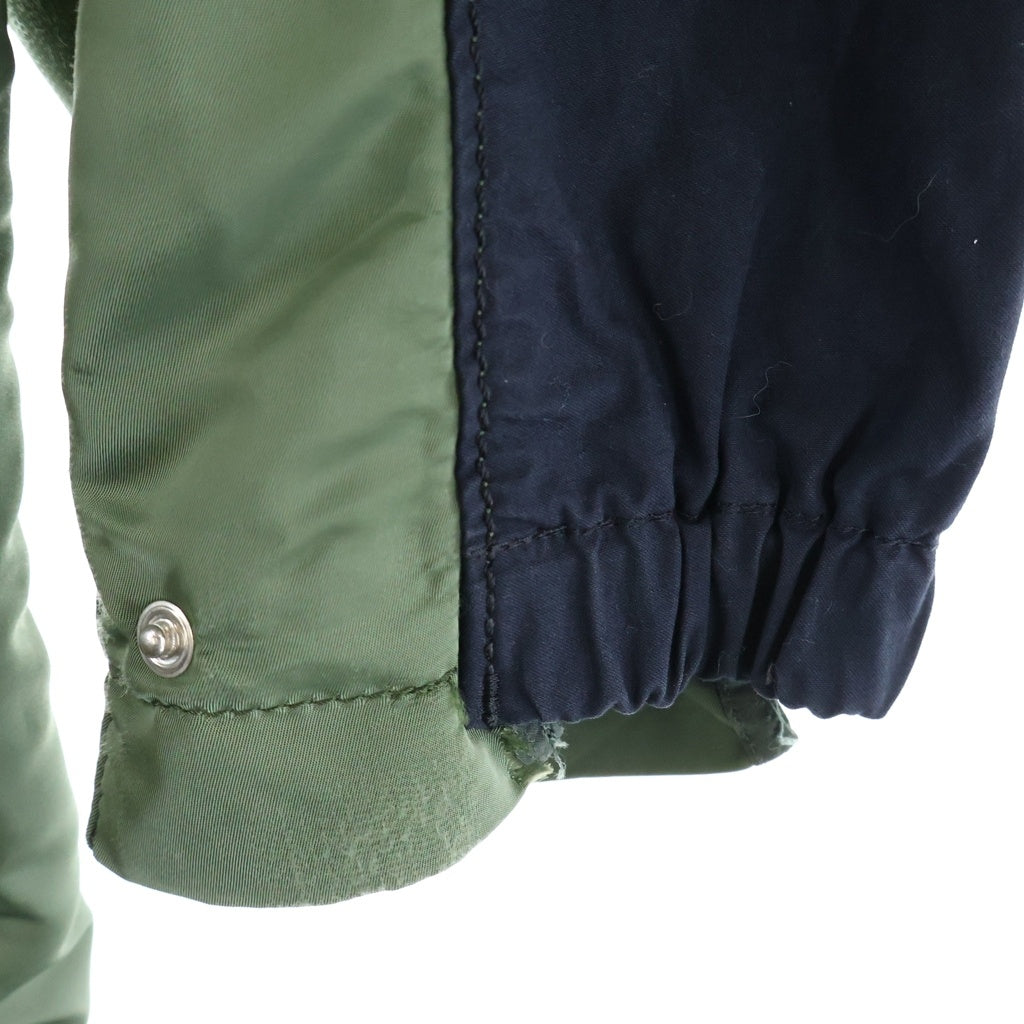 Sacai(サカイ) 19AW Nylon Oxford Docking Coat ナイロン オックスフォード ドッキング ミリタリー モッズコート ネイビー/カーキ 19-02069M