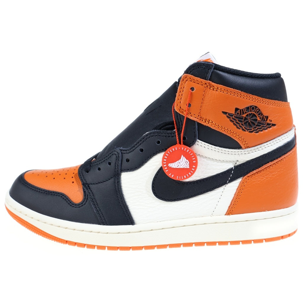 NIKE(ナイキ) AIR JORDAN 1 RETRO HIGH OG Shattered Backboard エアジョーダン1 レトロ シャッタードバックボード ハイカットスニーカー オレンジ/ブラック US9.5/27.5cm DZ5485-008