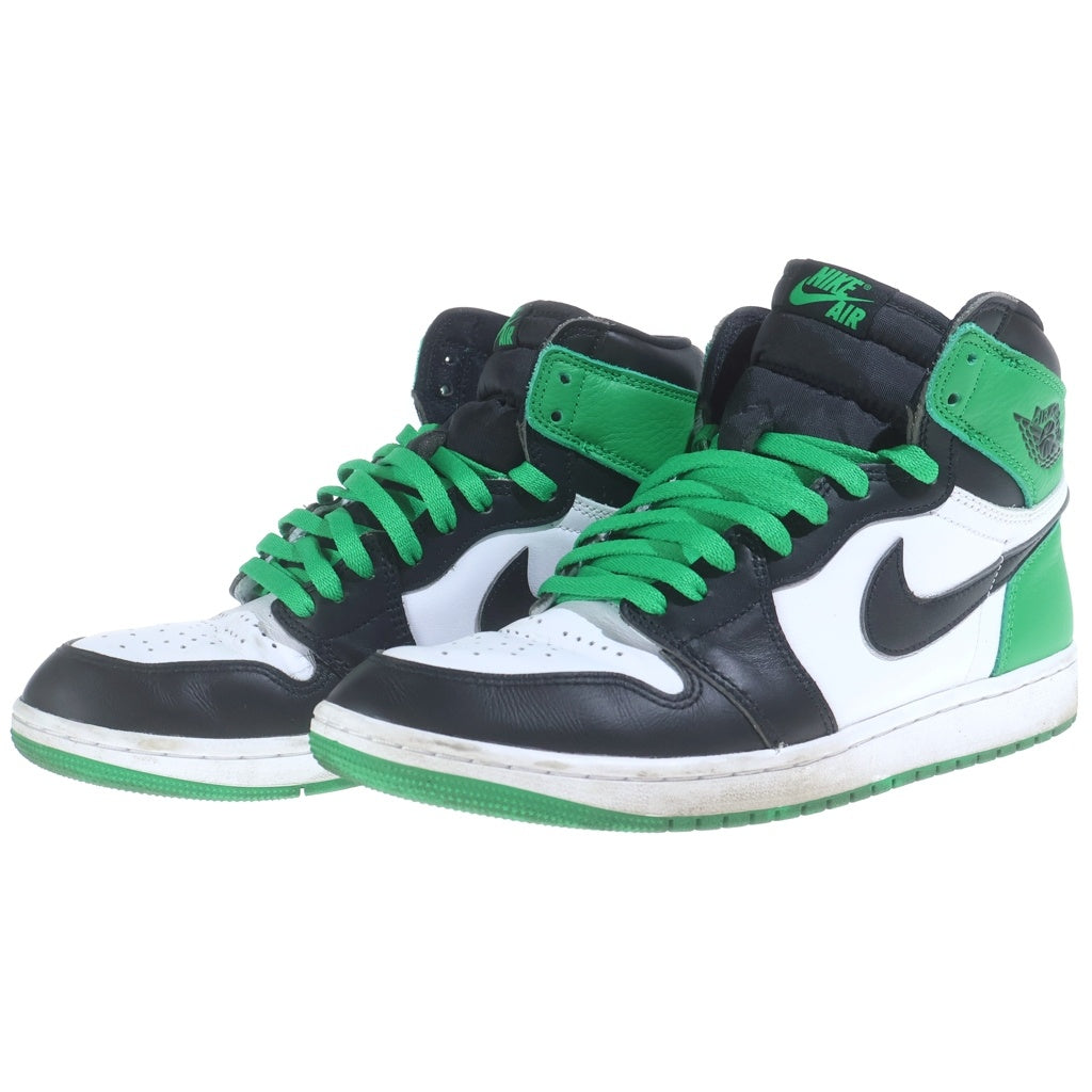NIKE(ナイキ) AIR JORDAN 1 RETRO HIGH OG Celtics Black and Lucky Green エアジョーダン1 レトロ ハイカットスニーカー グリーン/ホワイト US9.5/27.5cm DZ5485-031