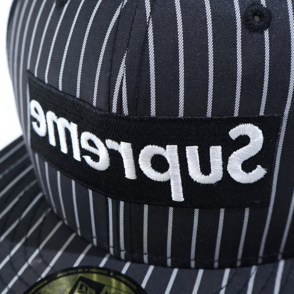 SUPREME(シュプリーム) 14SS ×COMME des GARCONS SHIRT x NEW ERA Boxlogo Cap コムデギャルソン ニューエラ ボックスロゴ ベースボールキャップ ブラック