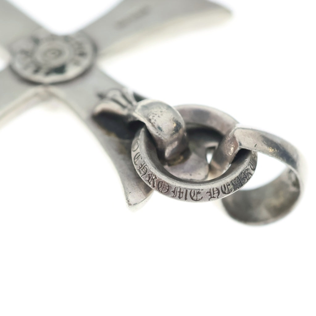 CHROME HEARTS(クロムハーツ) CH CRS LG W/BALE Wベイル ラージCHクロスペンダントトップ シルバー BCA215