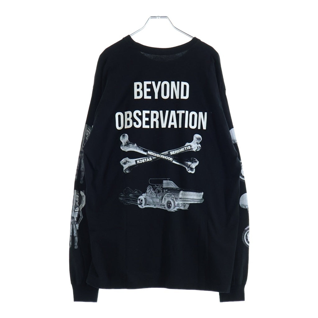NEIGHBORHOOD(ネイバーフッド) 20SS KOSTAS SEREMETIS NHKS/C-TEE.LS コスタス セレメティス 長袖Tシャツ カットソー ブラック 201PCKSN-LT01S