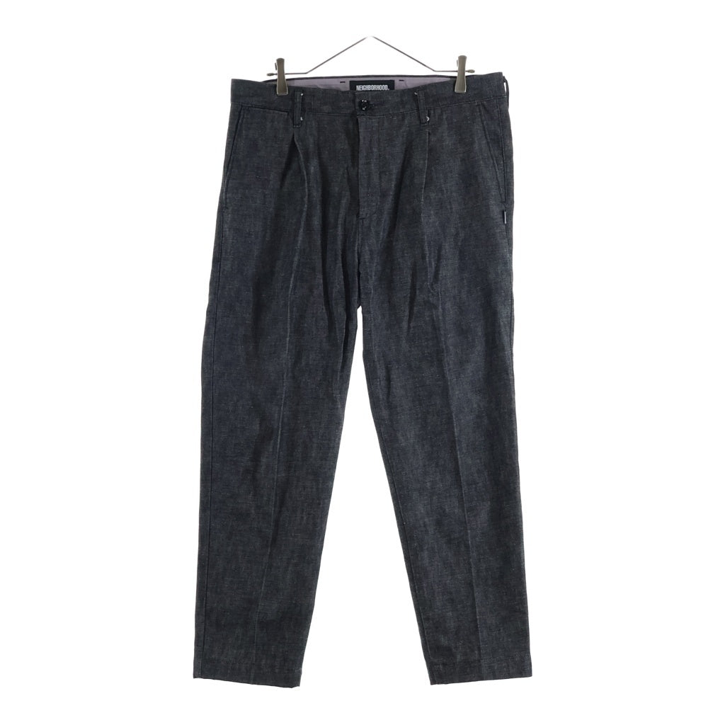 NEIGHBORHOOD(ネイバーフッド) 21SS ANKLE-D / C-PT アンクルカット 1タック 11オンス デニムパンツ インディゴグレー 211BENH-PTM04