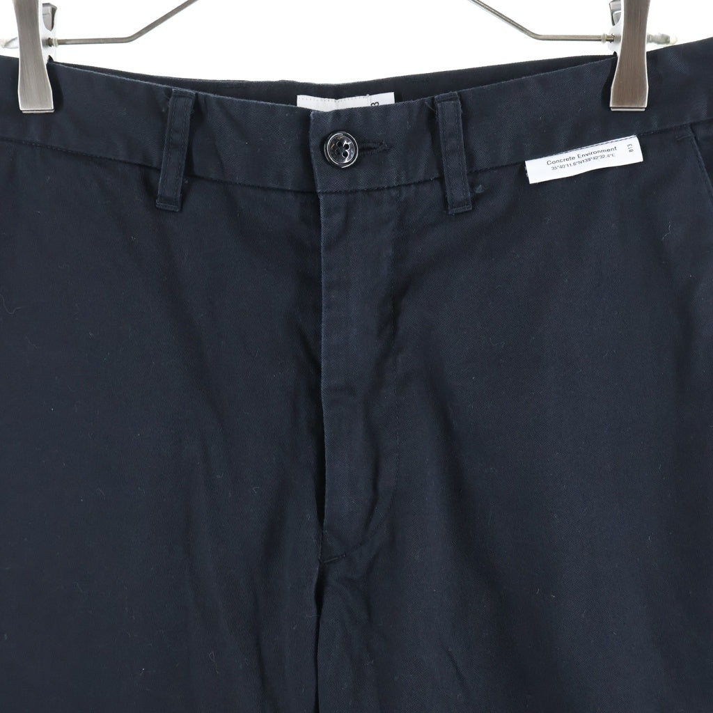 WTAPS(ダブルタップス) 24SS WRKT2001/TROUSERS/CTPL. TWILL コットンツイル トラウザーズパンツ ブラック 241TQDT-PTM02