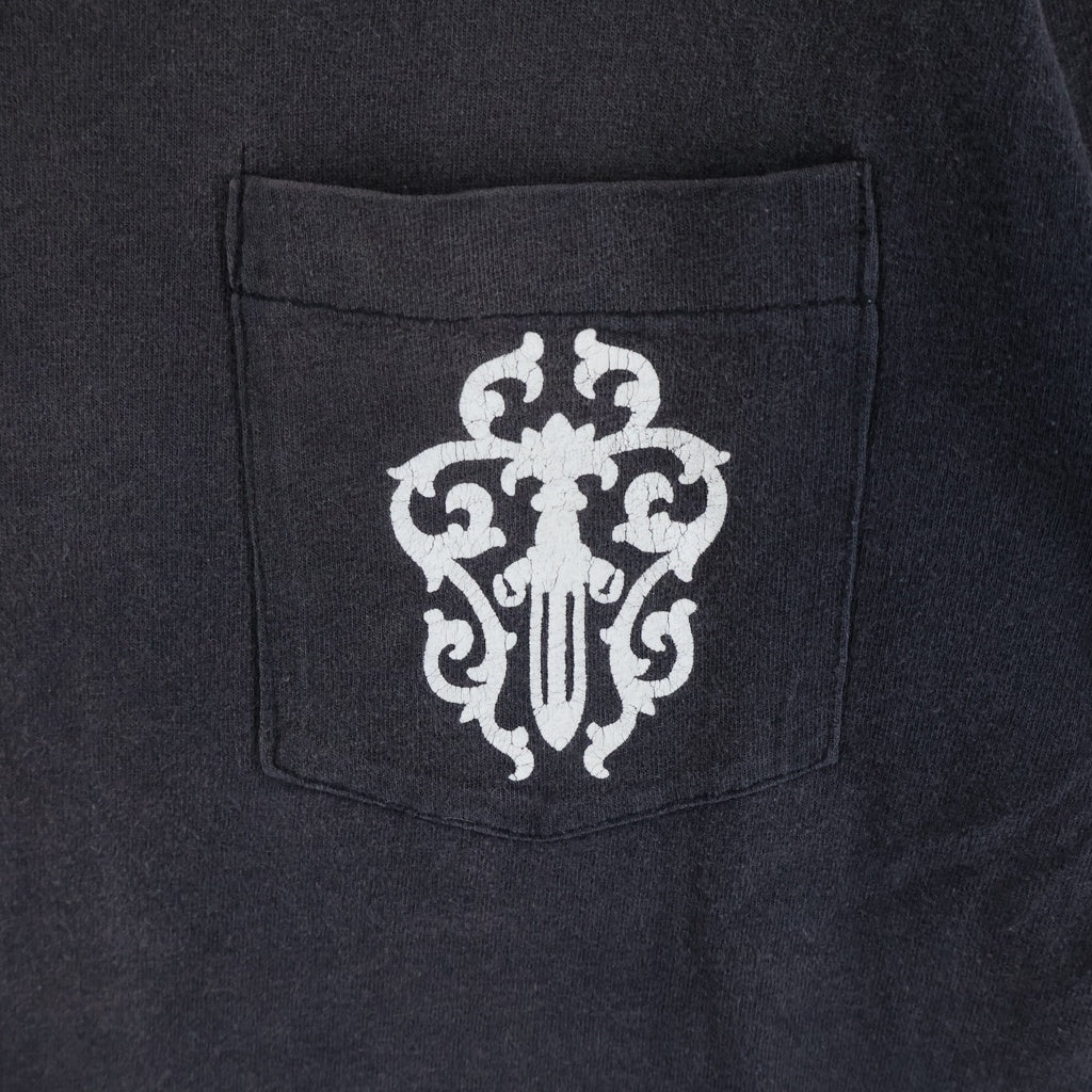 CHROME HEARTS(クロムハーツ) OLD S/S オールド ヴァインダガー バックホースシュープリント 半袖Tシャツカットソー