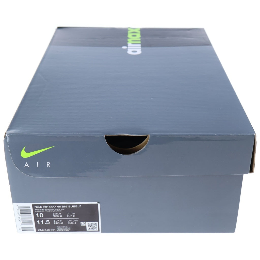 NIKE(ナイキ) AIR MAX 95 OG BIG BUBBLE エアマックス95 ビッグバブル ローカットスニーカー イエロー US10/28.0cm HM4740-001